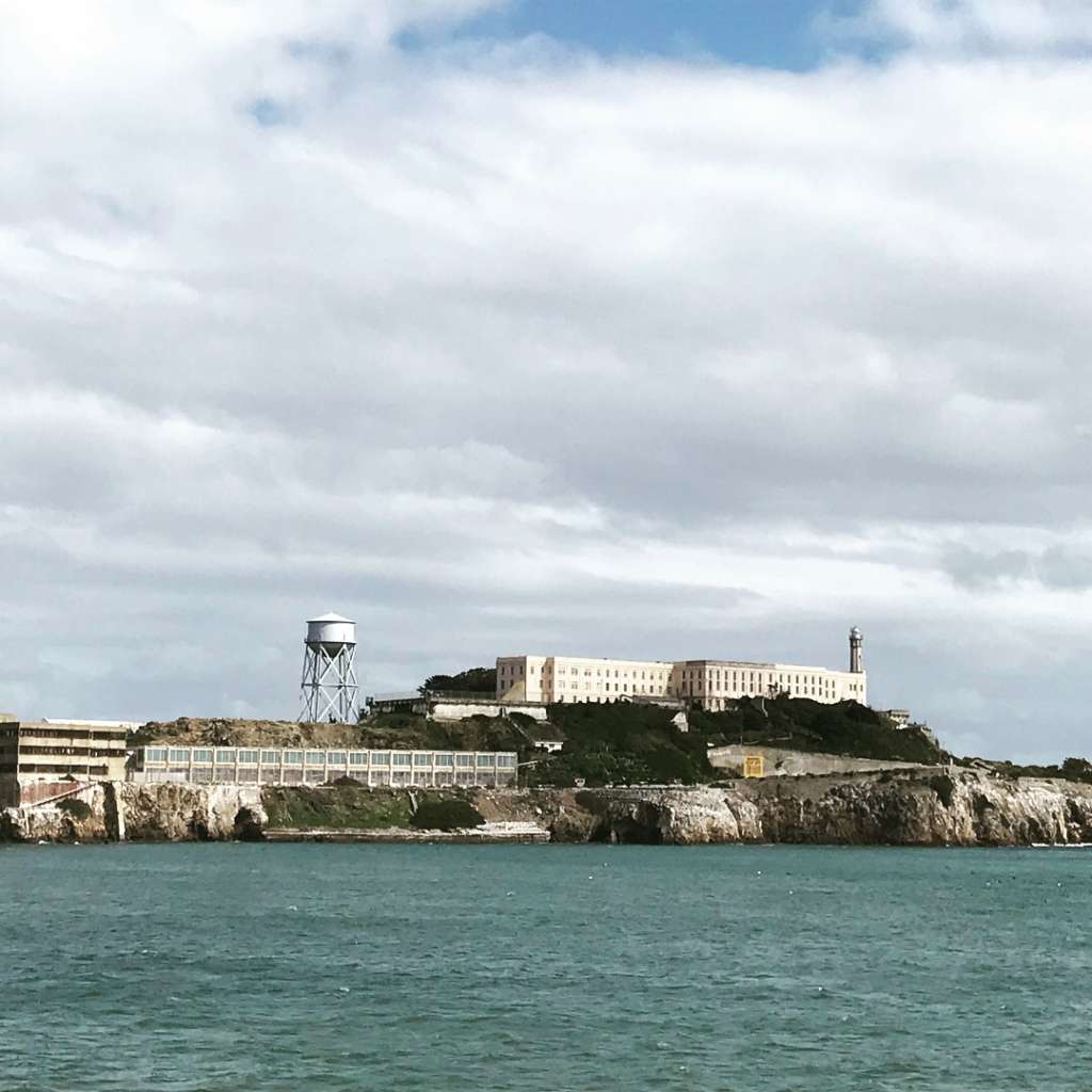 Alcatraz Island on San Francisco to San Diego road trip