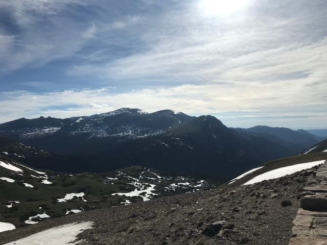 Trail Ridge Road on the best Colorado road trip