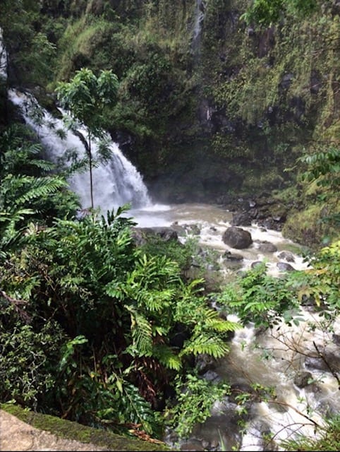 Upper Waikani Falls on the Road to Hana