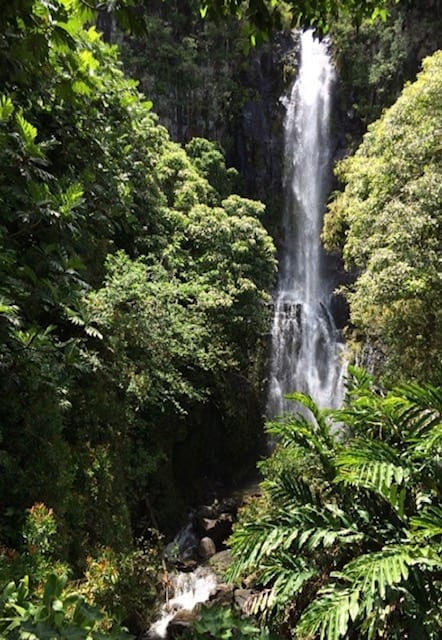 Wailea Falls on the Road to Hana