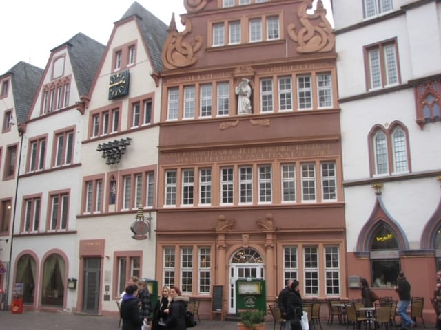 Market square Trier medieval German towns