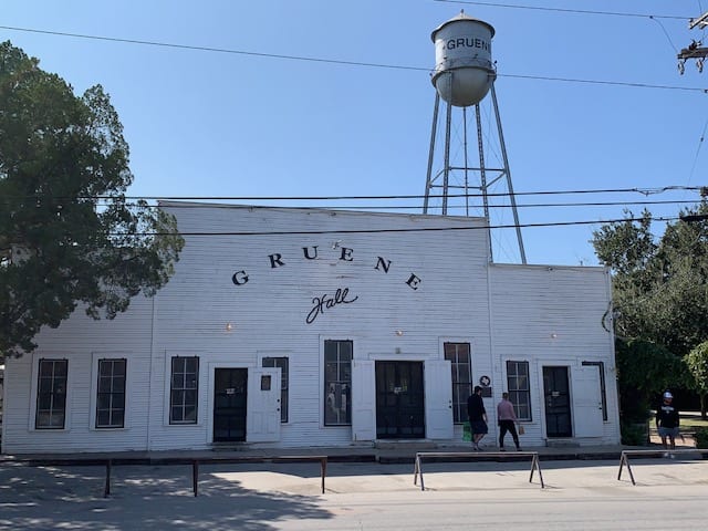 Gruene Hall during vacation in New Braunfels