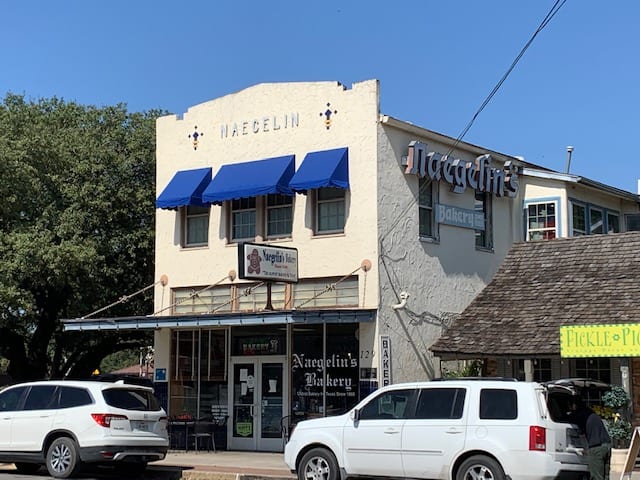 Eat at Naegelin's Bakery during your vacation in New Braunfels