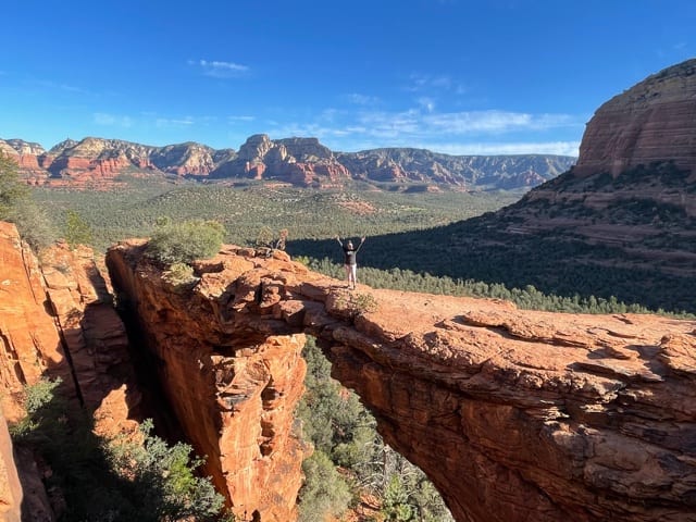 Devil's Bridge is a must-do hike during in the Sedona 3 day itinerary