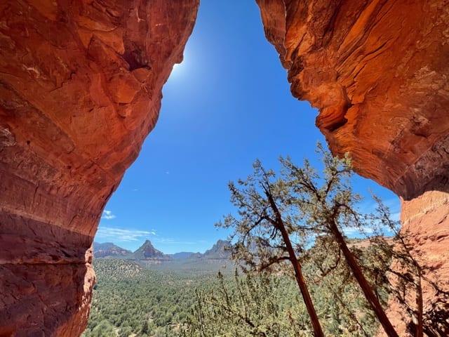 Hike to the birthing cave in the Sedona 3 day itinerary