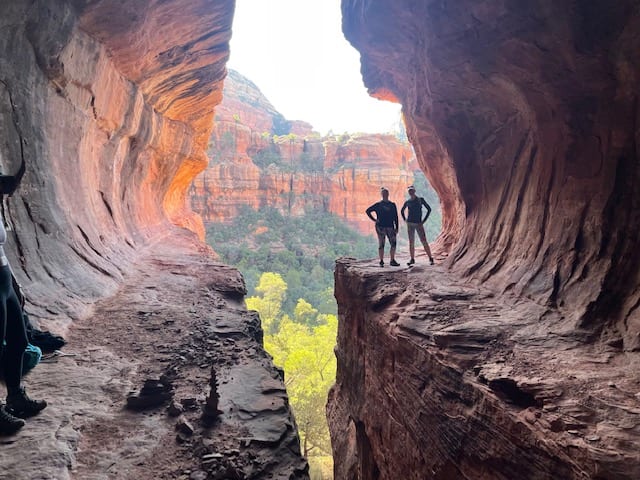 Hike to Subway Cave in the Sedona 3 day itinerary