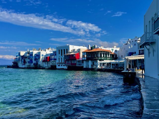 Little Venice in Mykonos on 10 day Greece itinerary