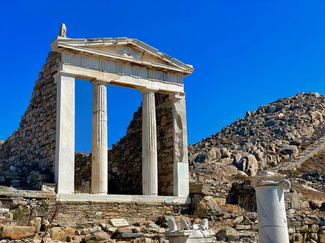 Delos island on 10 day Greece itinerary