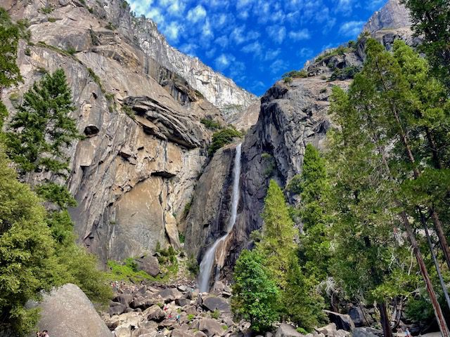 Lower Yosemite Falls is one of the best easy hikes in Yosemite
